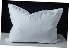 Goose Down Feather Soft Pillows One Pillow 100 Standard Pack of 1 Stripe
