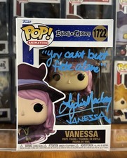 Funko Pop Vanessa 1722 Black Clover Signed by Lydia Mackay W Protector OCC