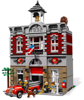 NEW Fire Brigade 10197 PCS 2231 Creator Expert City Building Set Block Toys Gift