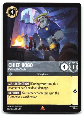 Chief Bogo - Calling the Shots 185/204 (NM) - Whispers in the Well