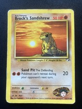 Brock's Sandshrew 72/132 - Pokemon - Gym Heroes - Unlimited Common - HP/Dmg on eBay