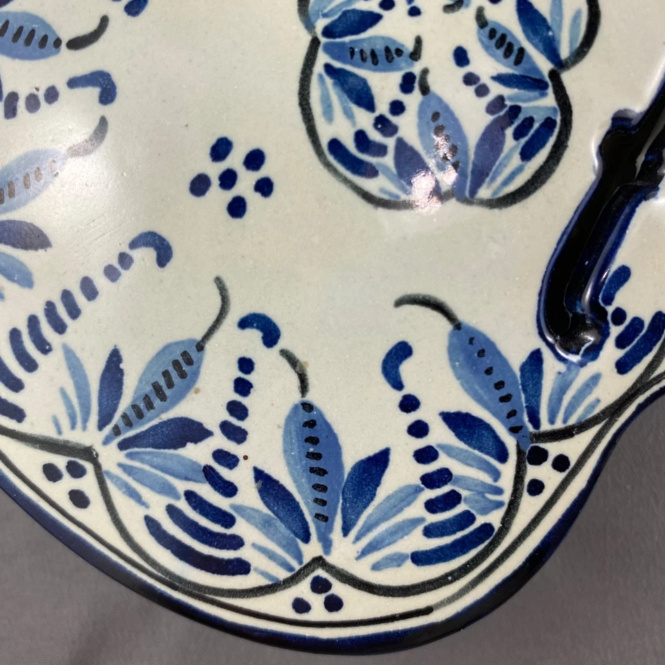 Very Rare Henriot Quimper French Faience Figural Violin, 12.5” H - Image 4 of 4