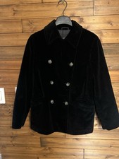 Max Mara weekend corduroy black blazer size 4...