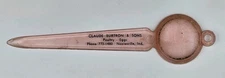 Claude Burtron & Sons Poultry-Eggs Plastic Letter Opener Noblesville Indiana Ind