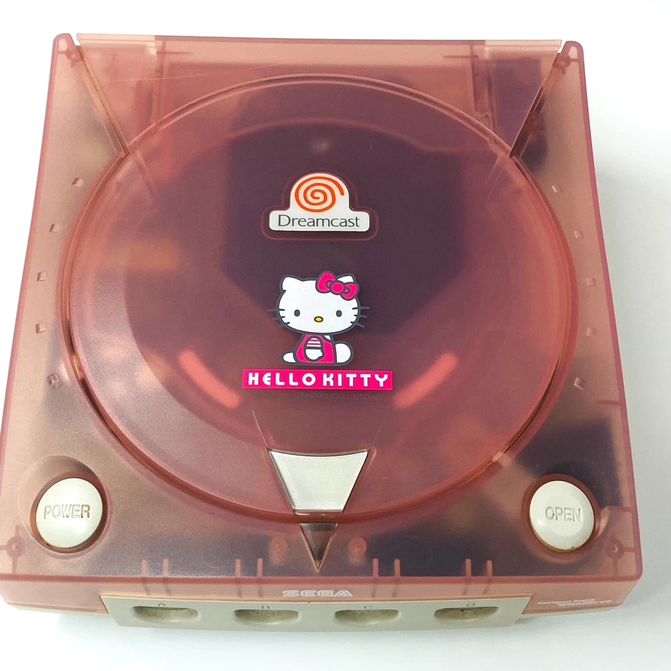 SEGA Dreamcast HELLO KITTY Pink Console [Mint] retro game Sanrio kawaii 09a - Image 2 of 4