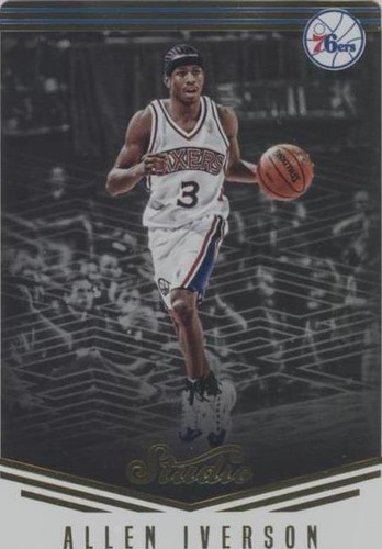 Allen Iverson 2016-17 Panini Studio #74 Philadelphia 76ers NBA