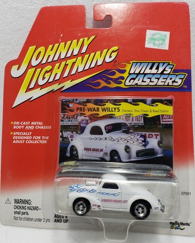 Johnny Lightning Willys Pre War Willys White FREE SHIPPING! - Picture 3 of 3