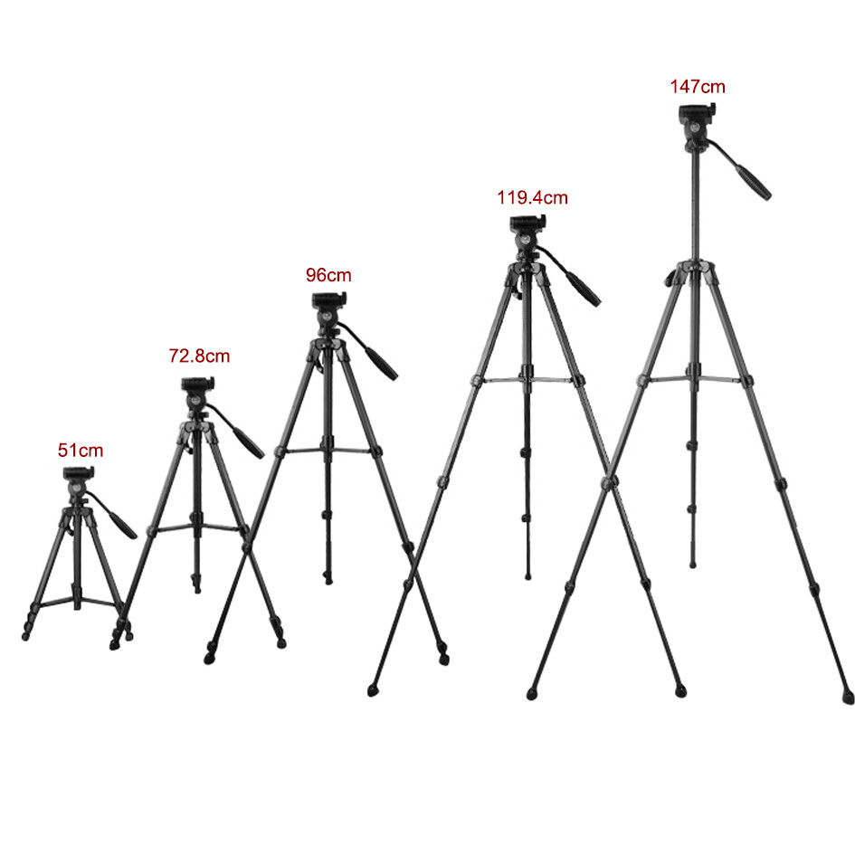 Aluminum Portable Tripod With Ball Head Lightweight Professional Travel Stand Bardzo popularne