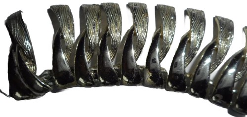 CORO Vintage Halskette Statement Latz Choker Halsband Silber Metall - Bild 7 von 9