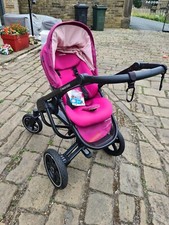 Maxi Cosi Nova 4 Girls Pram Stroller Buggy Magenta Pink Purple Excellent