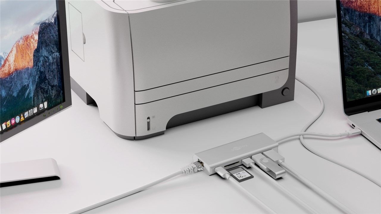 Thumbnail - Usb-c™ Premium Multiport-dock; Usb-c™ Premium Multiport-dock, Silber -