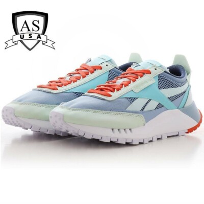 Reebok CL Legacy FZ0812 Women Casual Shoes Chalk Blue/Digital Glow size 6 New