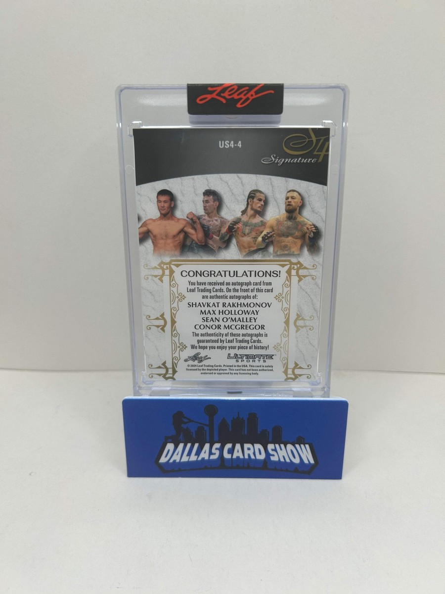 2024 Leaf Ultimate Sports McGregor/O'Malley/Rakhmonov/Max Holloway
