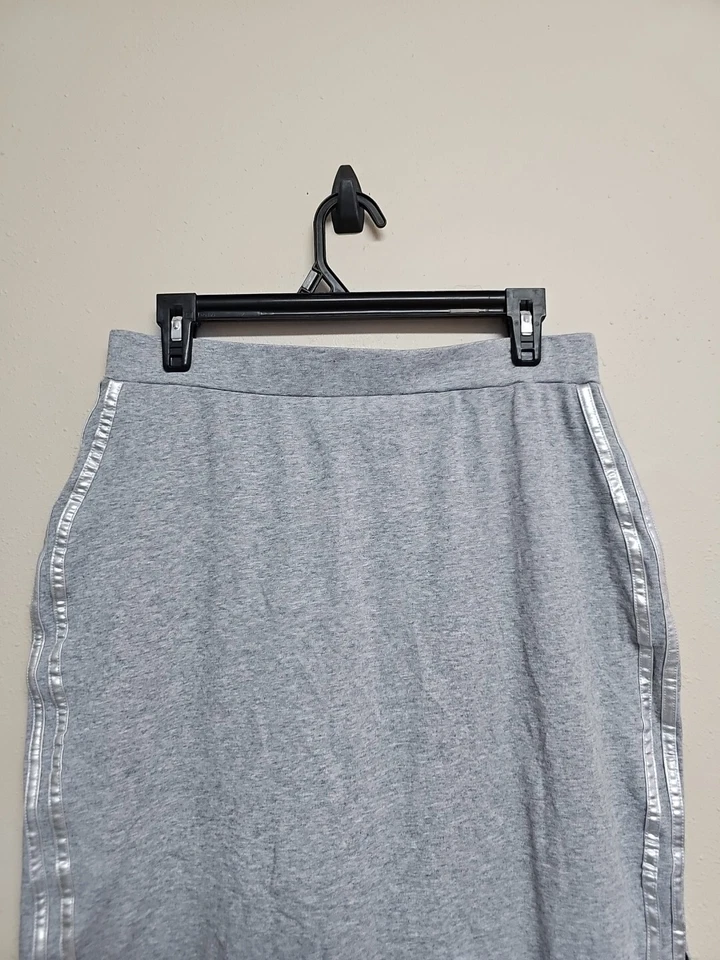 Falda para mujer BOSTON APROPIADA línea A cintura elástica gris elástica. Talla M Foto 2 de 4