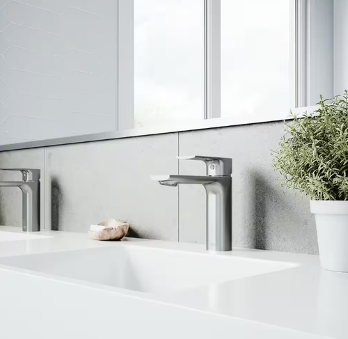 VIGO Davidson VG01043BN Single Hole Bathroom Faucet in Brushed Nickel - Bild 7 von 16