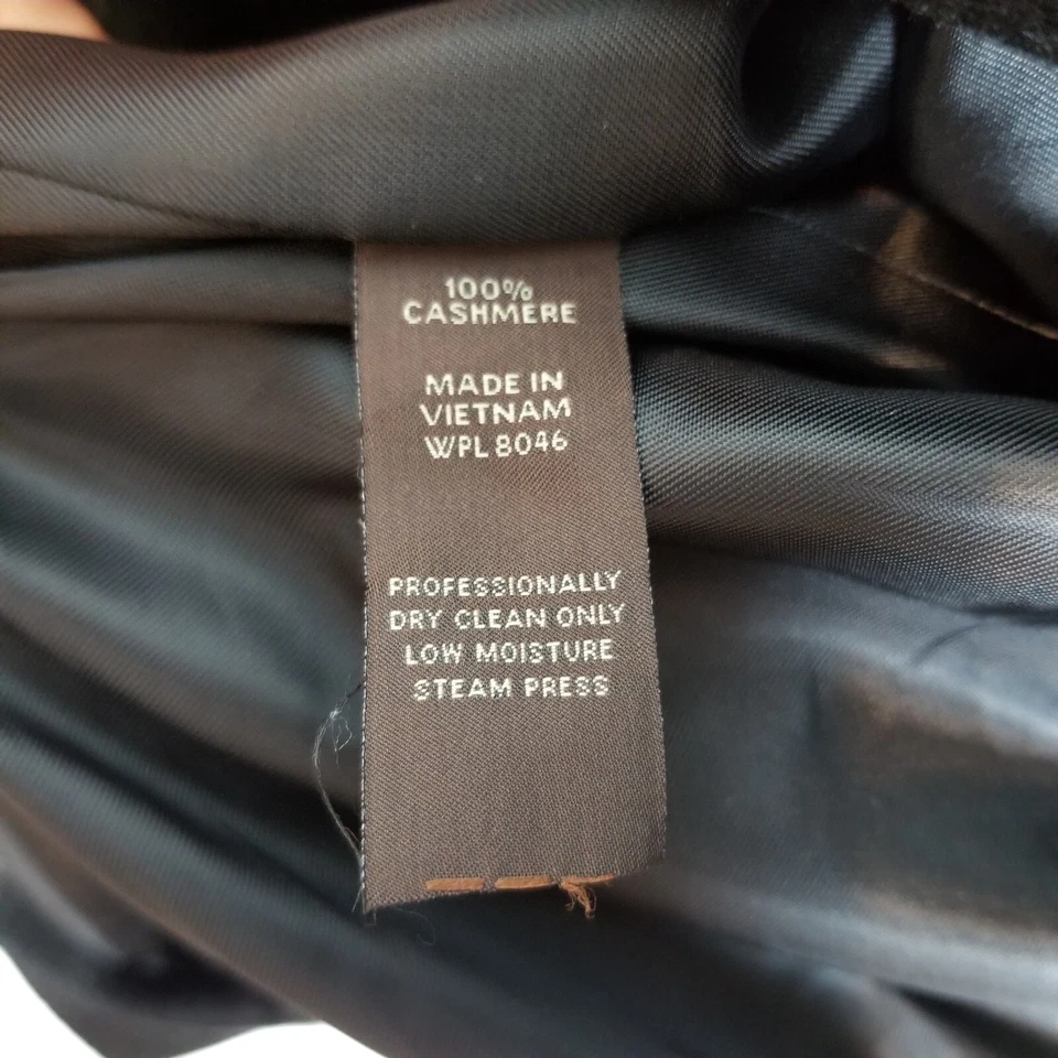 Chaqueta Blazer Tasso Ella Hombre Cachemira Talla 42 R Abrigo Deportivo Negro Foto 4 de 4