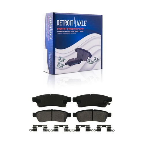 Rear Disc Rotors Ceramic Brake Pads For Nissan Xterra Frontier - Foto 13