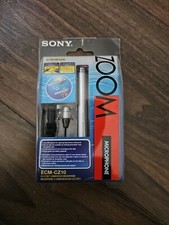 Sony Zoom Condenser Microphone Ecm-cz10 Opened Never Used.