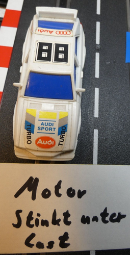 Carrera Profi Vintage Audi Quattro Slot Car KS-1910 - Bild 9 von 10