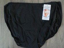 womens jockey lot/2 no pantyline promise black hip brief panties, sz 6, NWT