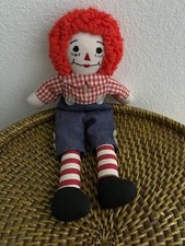 Vintage Raggedy Andy doll 12 In Tall With I Love You Heart