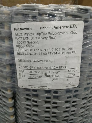 Habasit America M2520 Grip Top Conveyor 