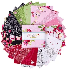 Flour & Flower Riley Blake 5" Stacker 100% Cotton Precut Squares