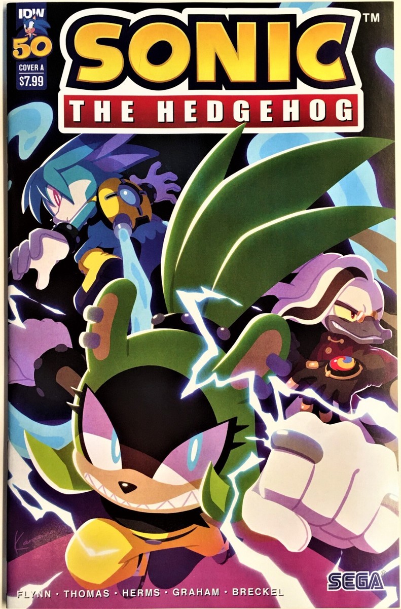 SONIC The HEDGEHOG Comic Book IDW #50 Cover A April 2022 Bagged