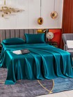 19 MM Heavy Weight Nature Silk Seamless Sheets Set 2 Pillowcases Can Custom Size