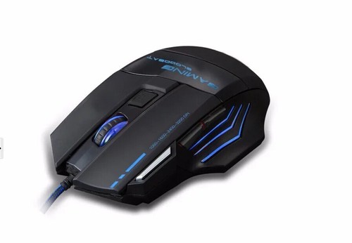 AU USB 5500DPI LED Wired Optical Backlight Gaming Mouse Support Pro 7 Button New - Picture 4 of 4