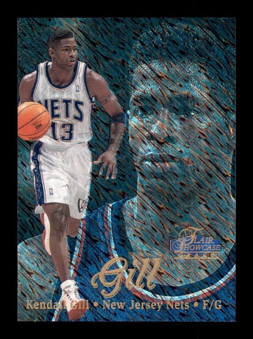1997 98 Flair Showcase Fila 1 Kendall Gill #69 New Jersey Reti