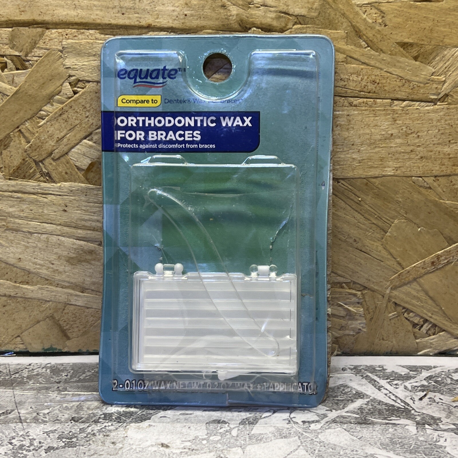 Equate Orthodontic Wax for Braces, 0.1oz Wax, *1 WAX ONLY, MISSING