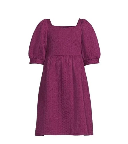 Wonder Nation Mädchen Babydoll Pullover Lila Pflaume Kleid Gr. XXL (18) NEU - Bild 1 von 7