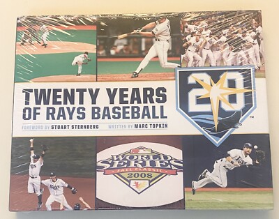 Twenty Years of Rays Baseball by Tampa Bay Rays Hardcover Mark Topkin NEW SEALED