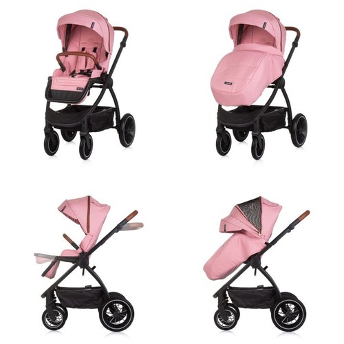 Chipolino Kombikinderwagen 3 in 1 Prestige Babywanne Rucksack i-Size Babyschale - Bild 24 von 30