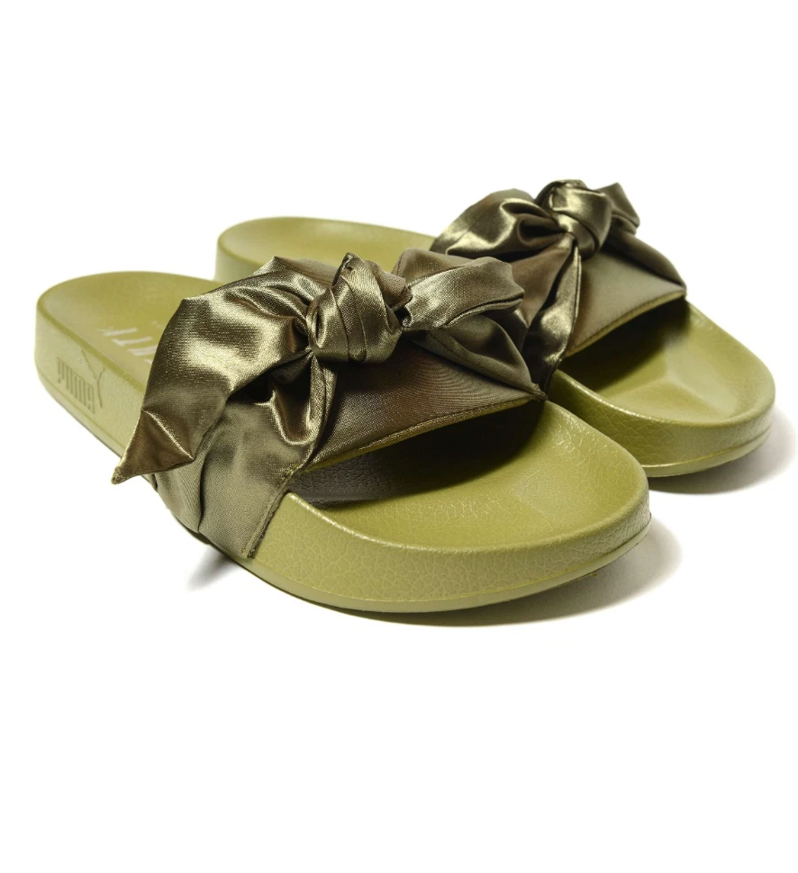 Fenty yellow cheap slides