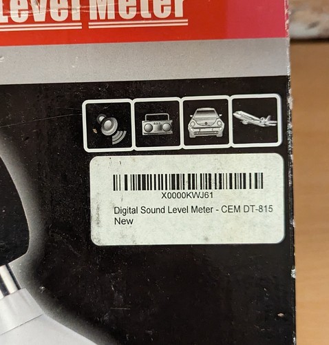 CEM DT- 815 Sound Level Meter Environment Test Meter Noise DECIBELS TESTER - Picture 9 of 10