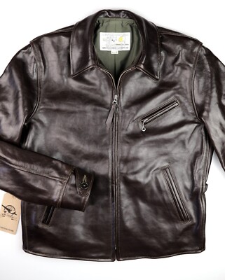 1930s Half Belt Leather Jacket Aero 1930s Half Belt - Main Image