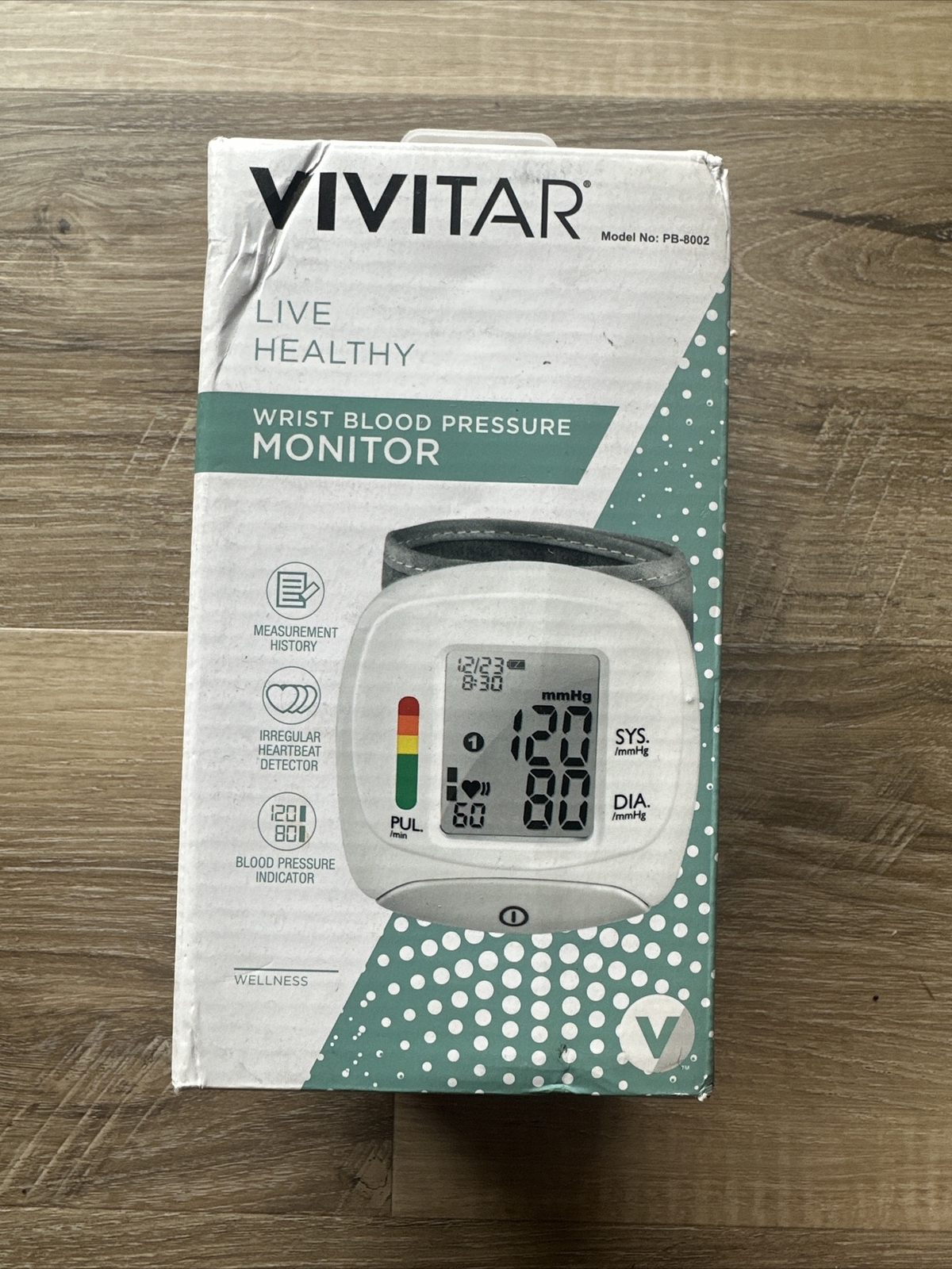 VIVITAR Wrist Blood Pressure Monitor PB8002 3510719 eBay