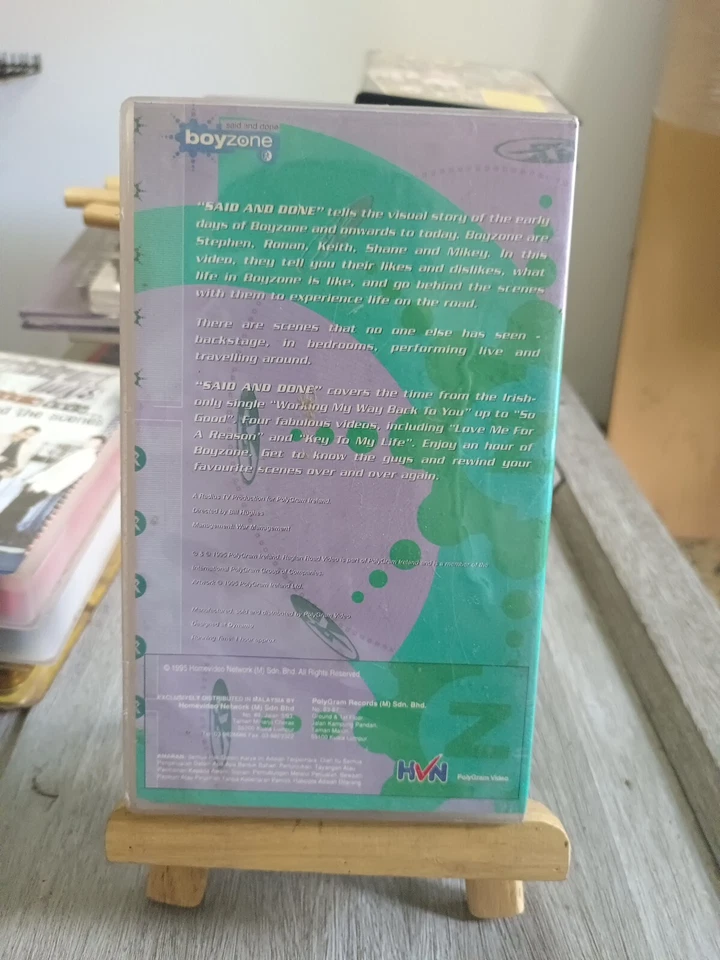 Boyzone Said And Done VHS Tape - Image 2 of 4