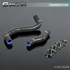 Black Silicone Radiator Coolant Hose Kit Fit For 03-07 Infiniti G35 350Z CFQ35DE