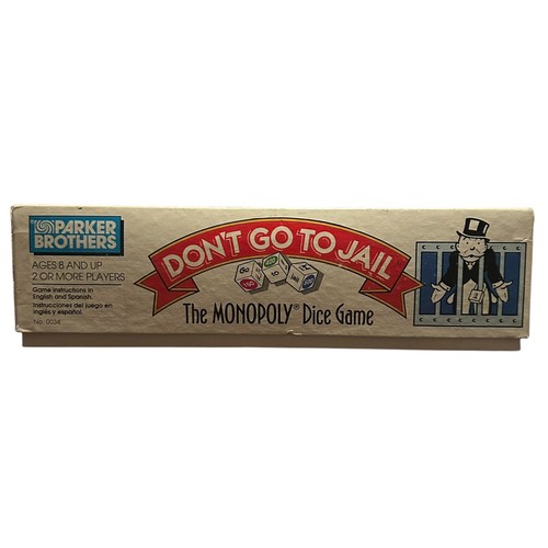 1991 Don't Go To Jail Game Monopoly Game Parker Brothers Complete Rare - Picture 6 of 8