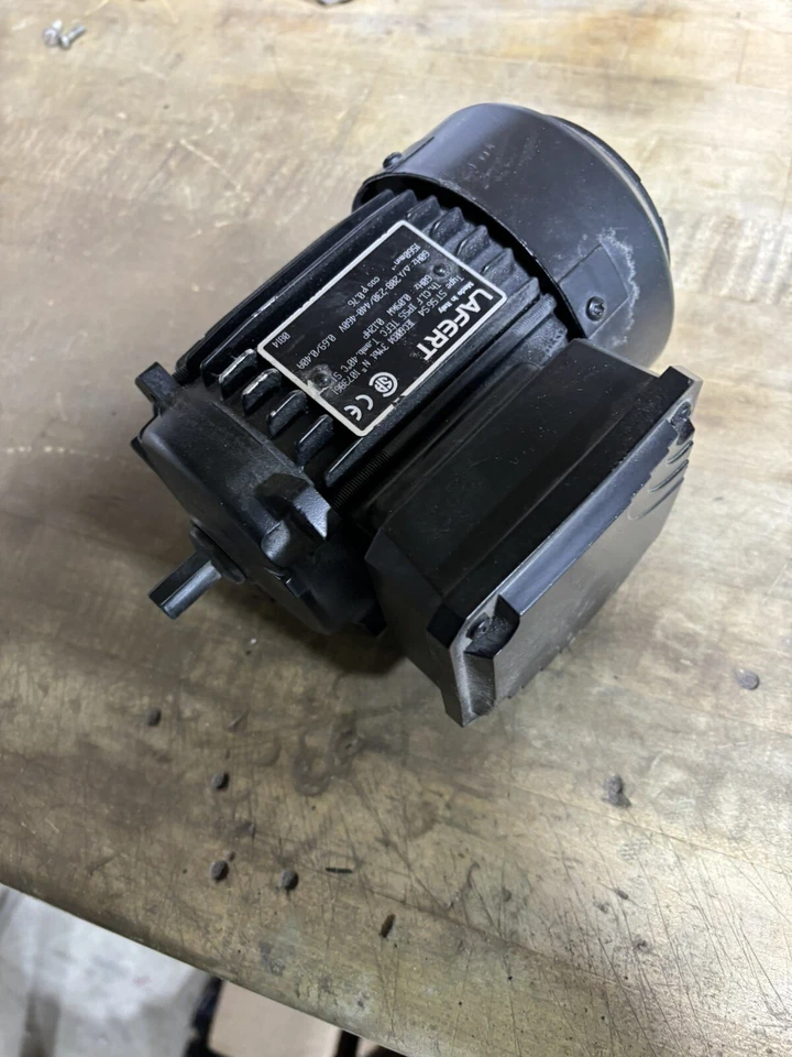 Lafert ST56S4 .09 kW (.12 HP) 1560 RPM Electric Motor 208-230/460VAC 3PH - Image 3 of 4