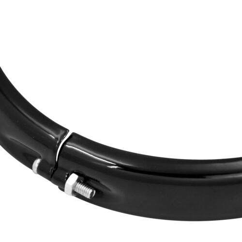 5.75" Black Headlight Lamp Trim Ring For Harley Dyna Street Bob Softail 94-2023 - Picture 13 of 15