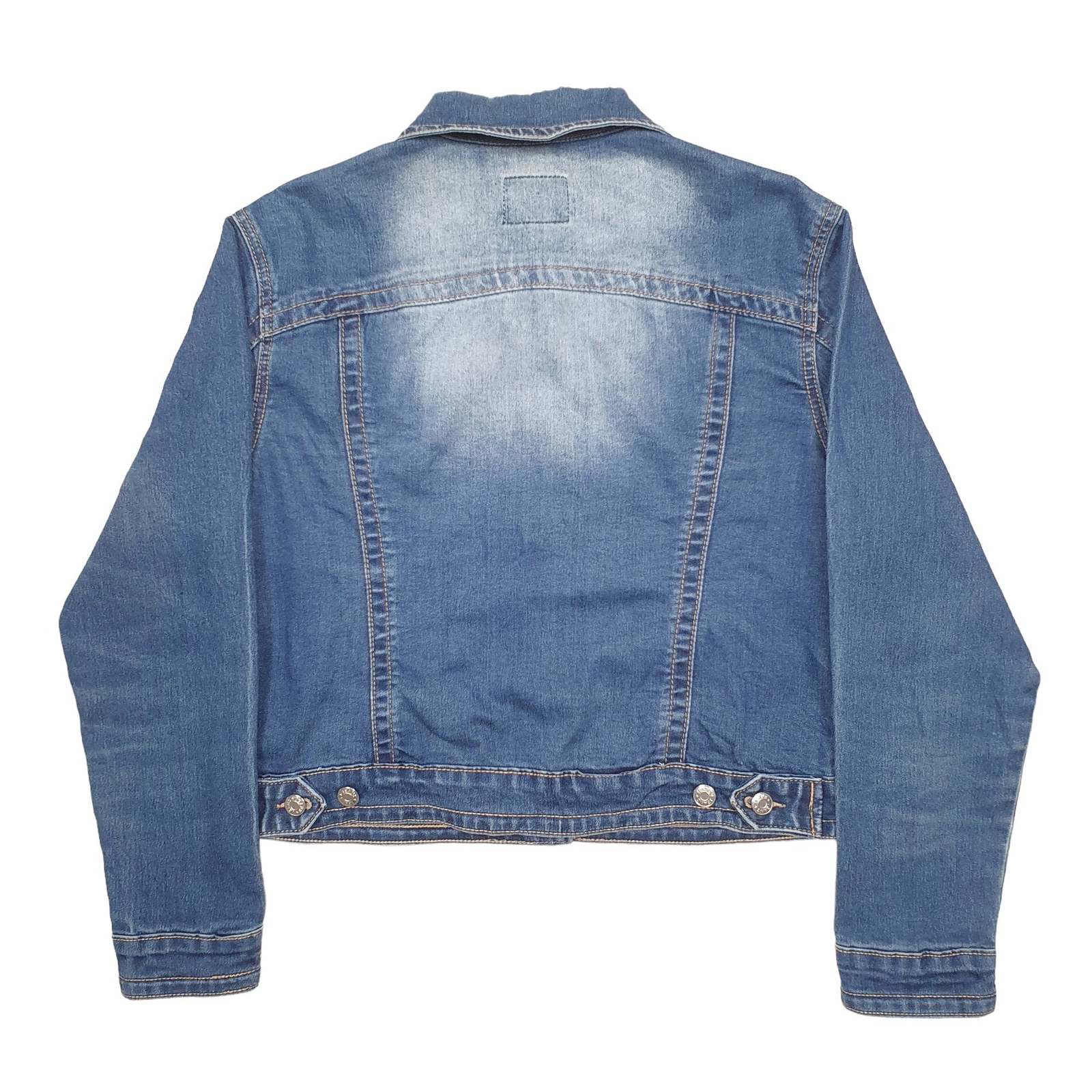D.CHERRI Denim Jacket Coat Womens L image 3