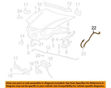 Gm Oem 95-04 Cavaliersunfire Hood Hood Components-release Cable 22652156 Gm Oem 95-04 Cavaliersunfire Hood Hood Components-release Cable 22652156