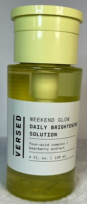 New Versed Weekend Glow Daily Brightening Toner Solution 4 fl oz