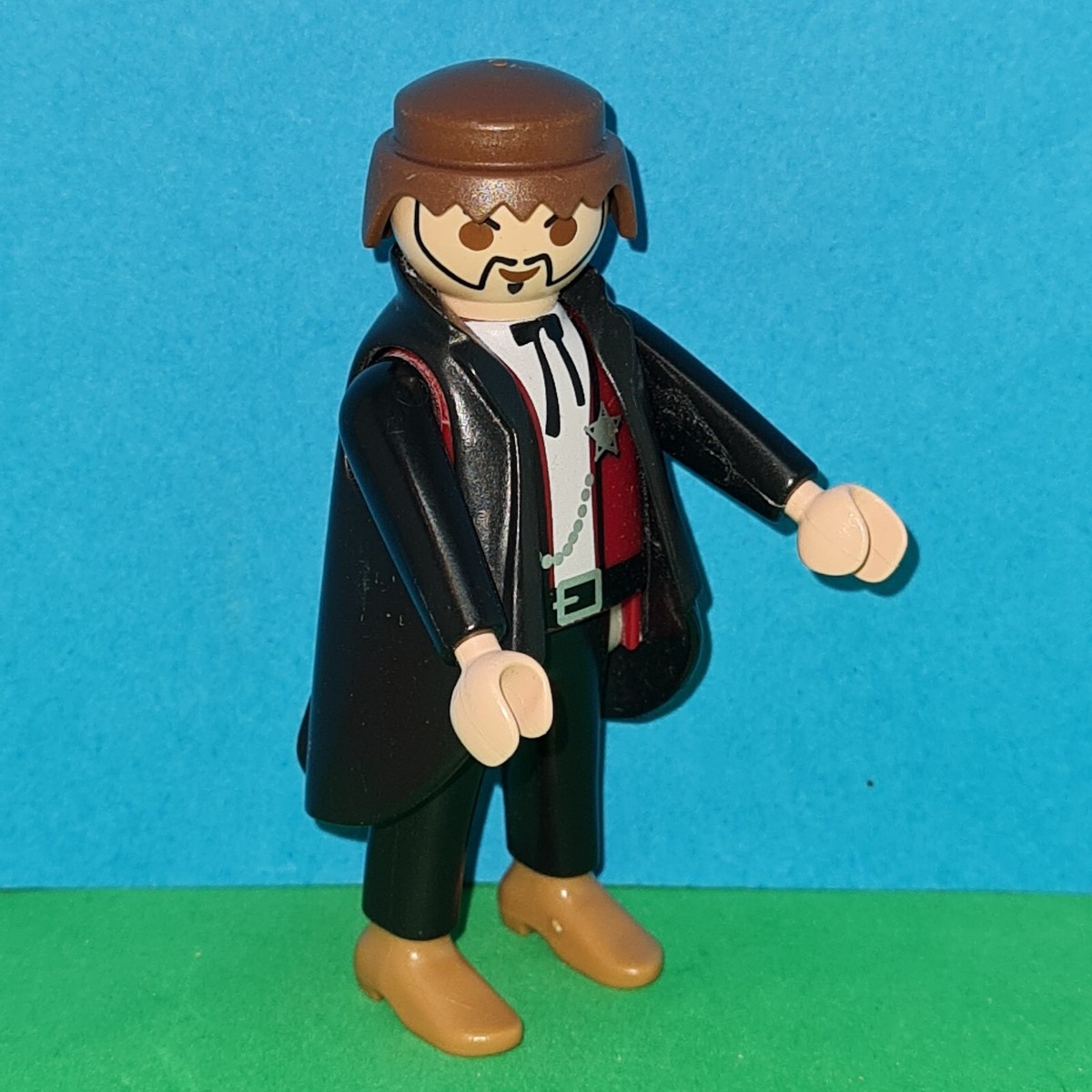 Personaggio Playmobil Cowboy/western Cat.1 Ref.23 - Usato Ma In Ottime Condizioni