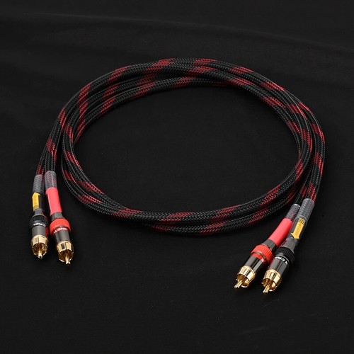 A80 RCA Cable for Amplifier DVD OFC 2RCA Male to 2RCA Male Stereo Audio Cable - Picture 28 of 32