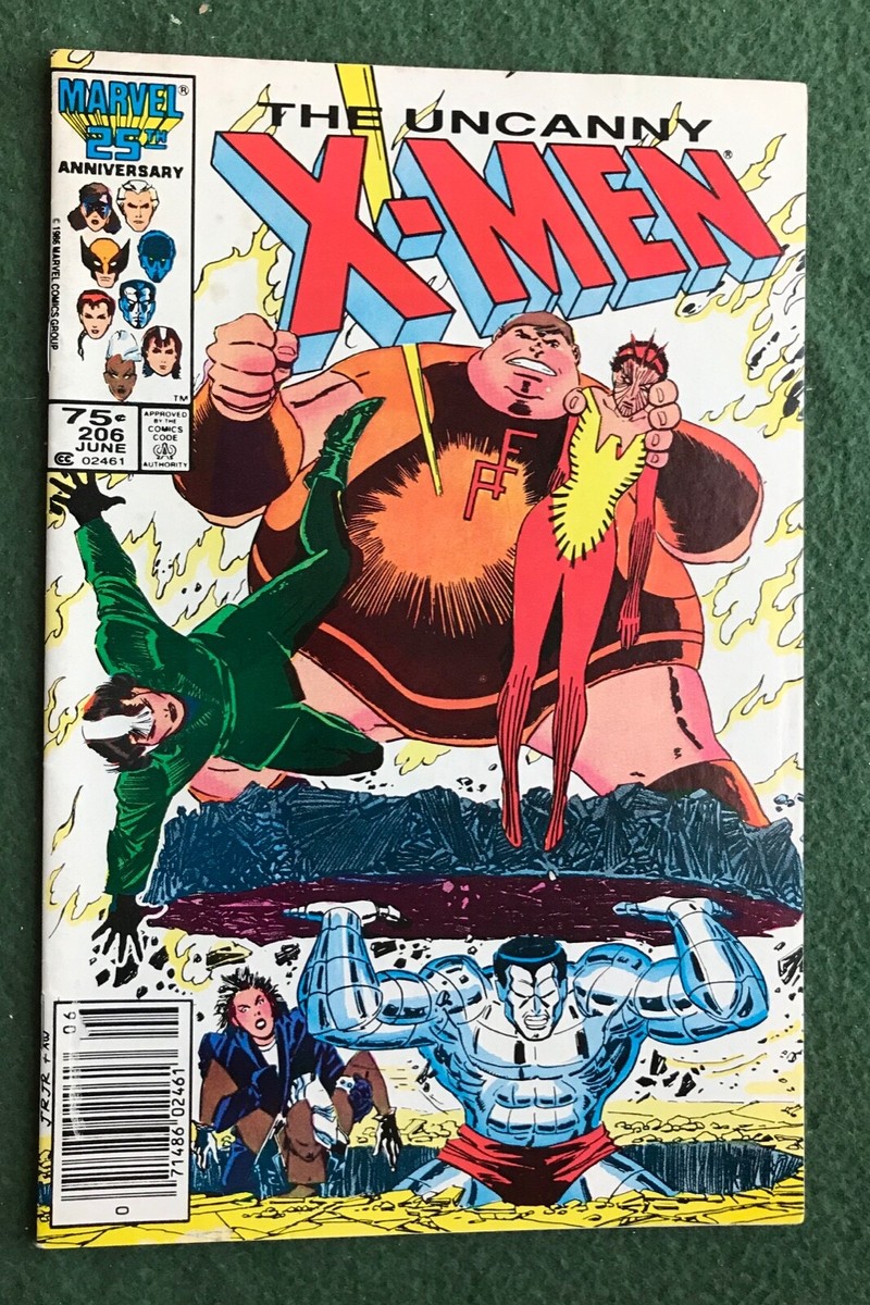 X-Men #206 Marvel Comic Bronze Age Wolverine Cyclops vf | eBay